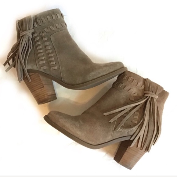 Jessica Simpson “Chassie” Suede Tassel Booties - Picture 5 of 7